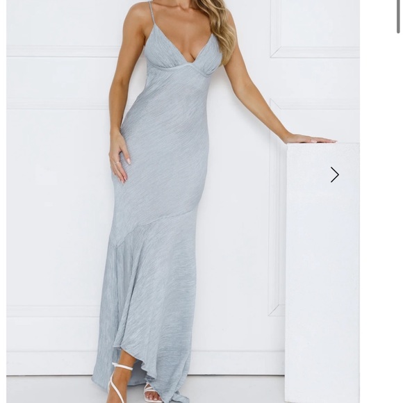Hello Molly Sky Blue Maxi Dress - Picture 1 of 3